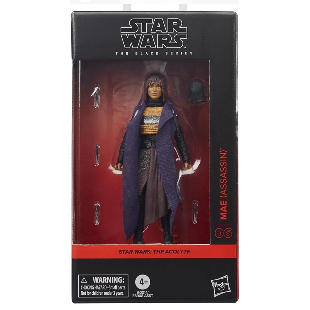 Hasbro Star Wars The Black Series Mae Assassin Action Figure The Acolyte 6 Inch